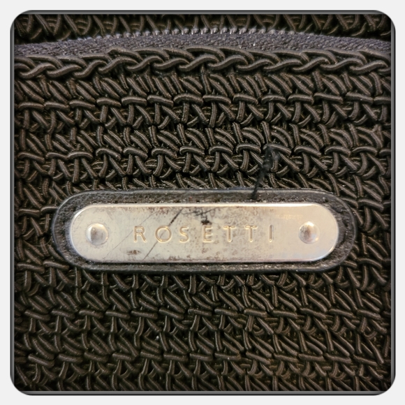 EUC Woman's Vintage Black Rosetti Shoulder Bag - Picture 8 of 10